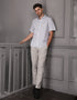 GAVYN R/FIT SHORT SLEEVE SHIRT (LIGHT BLUE)